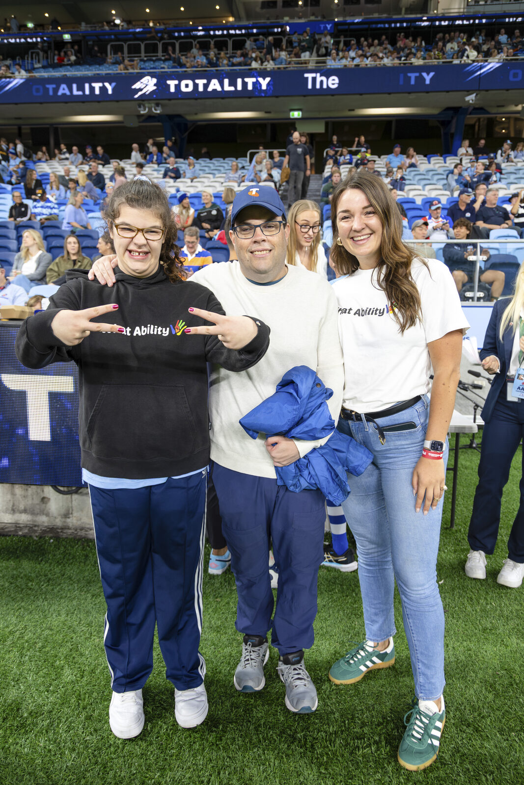 What Ability Foundation participants at the NSW Waratahs round 07 game